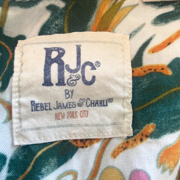 RJC Jungle Theme Short Sleeve Shirt - Size Large - Picture 7 of 7